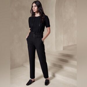 NWT! BANANA REPUBLIC BLACK REFINED UTILITY PANT - MULTIPLE SIZES 🧡
